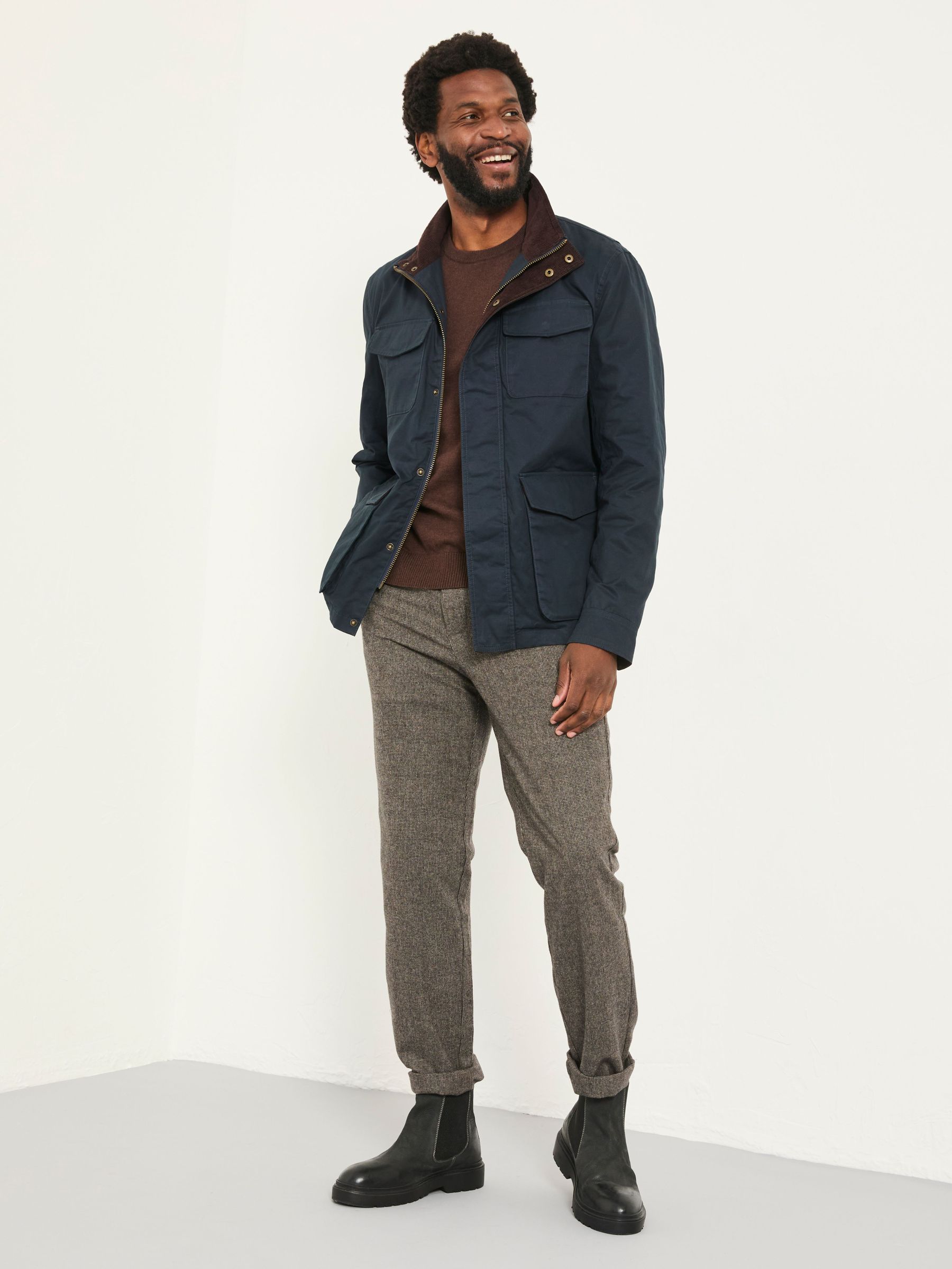 Filby Navy Four Pocket Jacket (AY9986) | $216