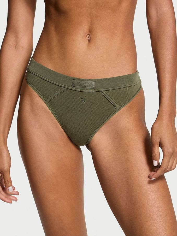 Casual Olive Green Thong Knickers (B01263) | €10.50