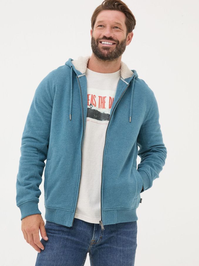 Brooke Teal Blue Hoodies (B01458) | €52