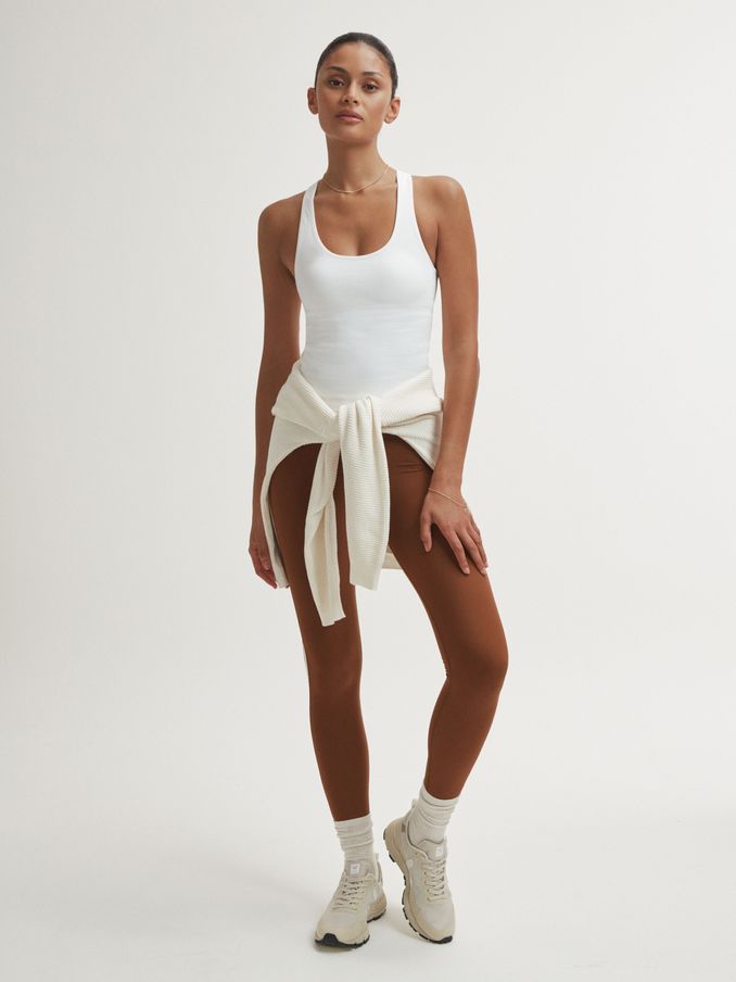 The Upside Shelf Bra Sports Vest in White (B04136) | €48