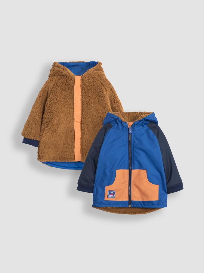 Denim Colour Block Reversible Jacket (B04246) | $34 - $39