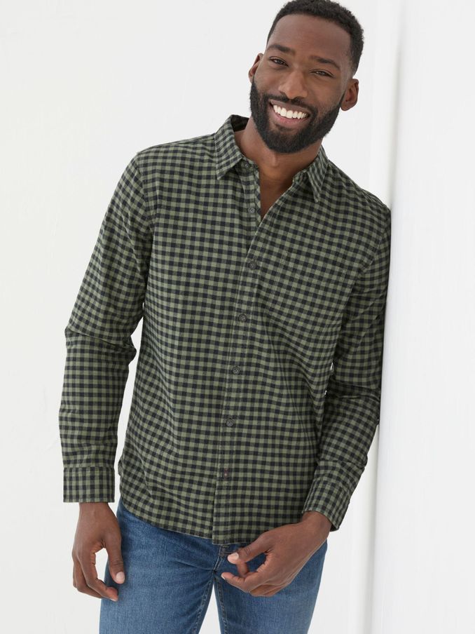 Green Everly Gingham Shirt (B06282) | €39