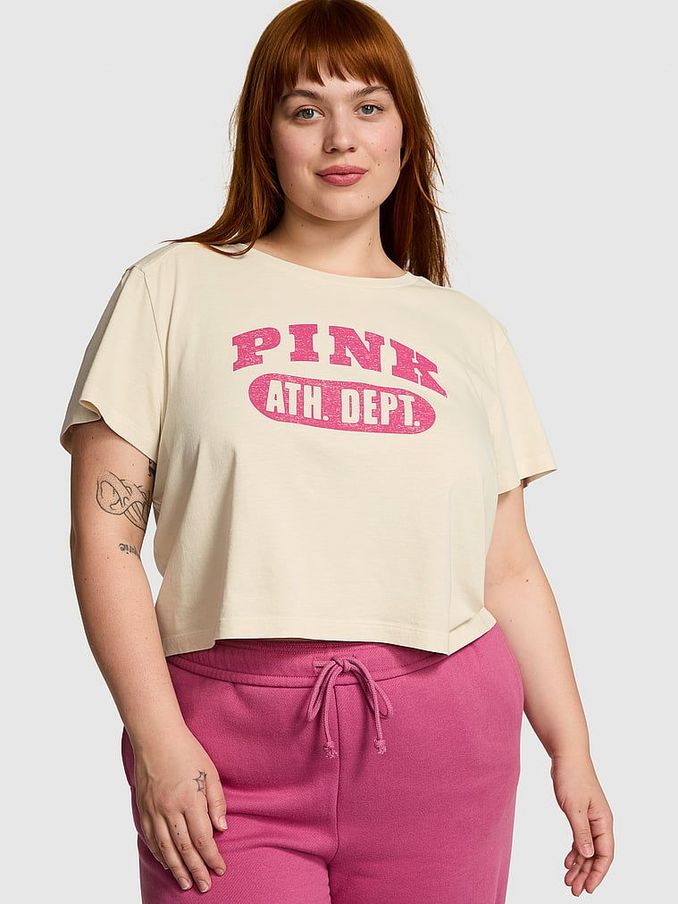 White Shell Crop Dreamer T-Shirt (B14934) | €13