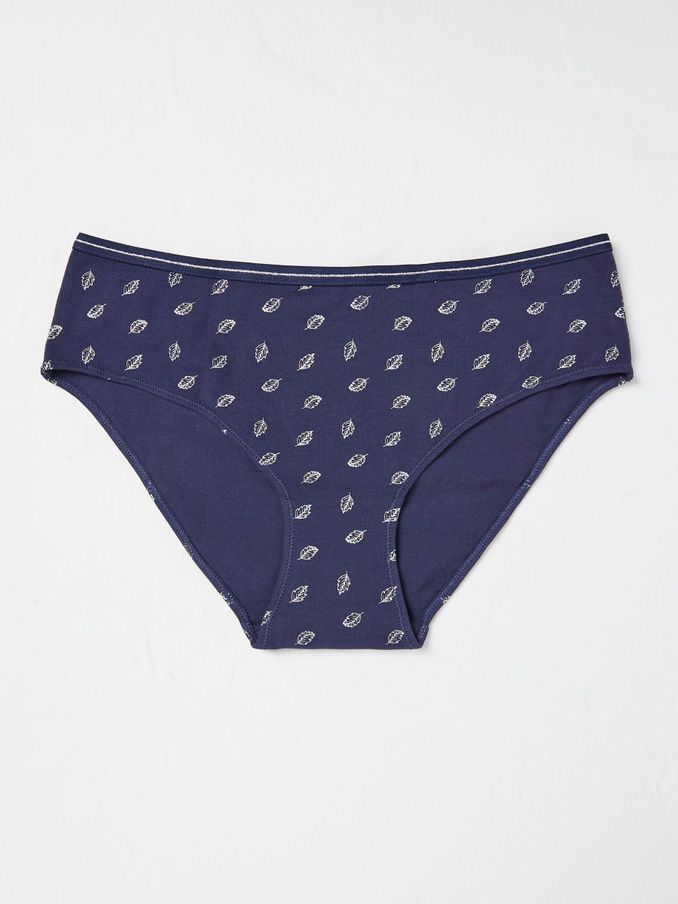 Blue Foil Leaf Mini Knickers (B21982) | €5