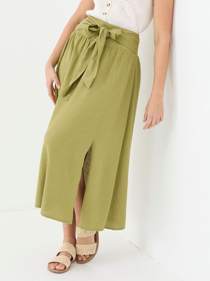 Sascha Green Midi Skirt (B22104) | €39