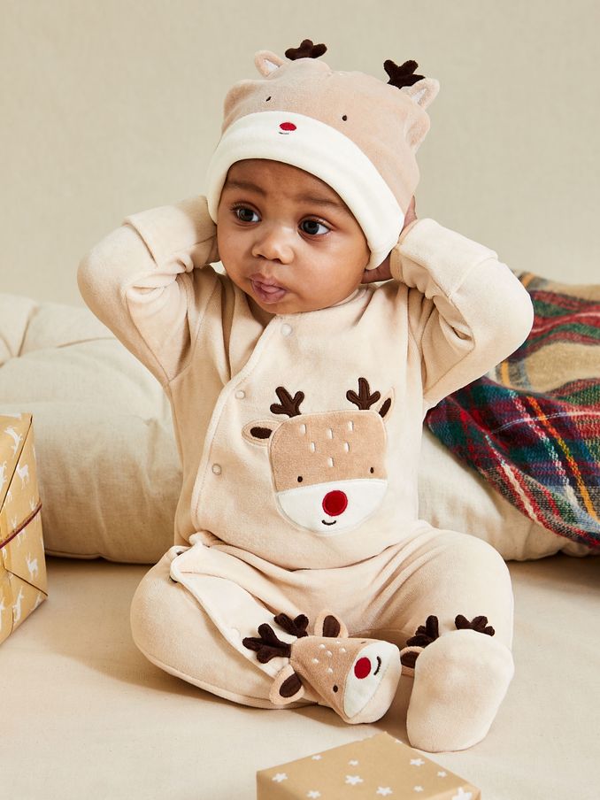 Brown Baby Reindeer Novelty Hat (B22898) | $5