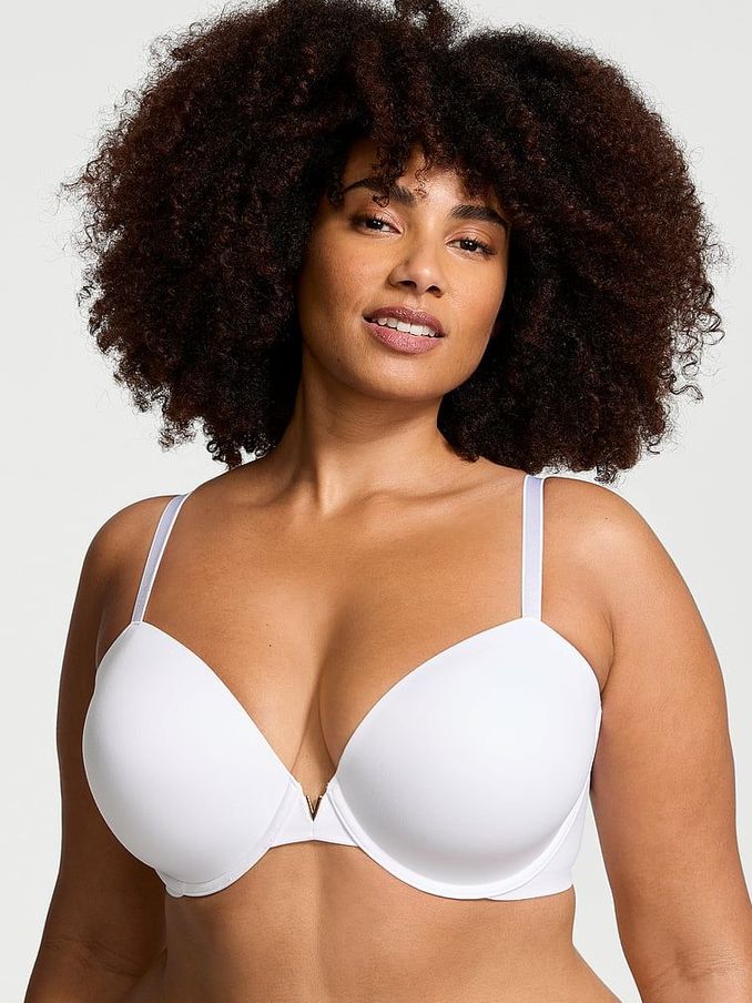 White Lightly Lined Demi Bra (B23088) | €52