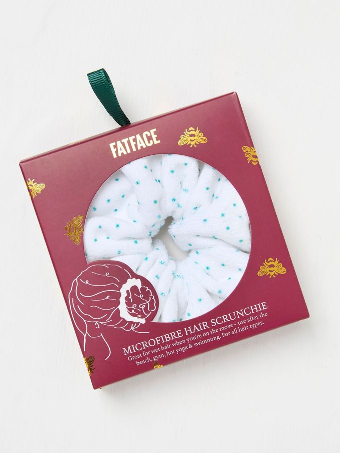 White Microfibre Scrunchie (B23786) | €3