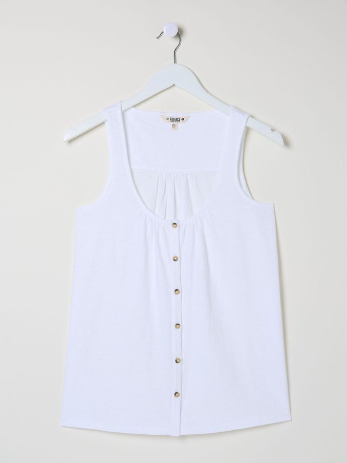 Flora White Vest (B26210) | €23
