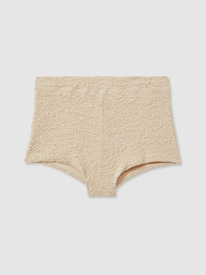 Sands Fox Natural The Upside Textured Metallic Swim Shorts (B27948) | US$105