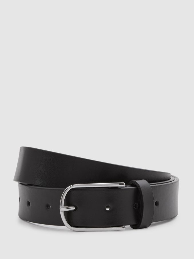 Carrie Black Leather Belt (B33606) | €33