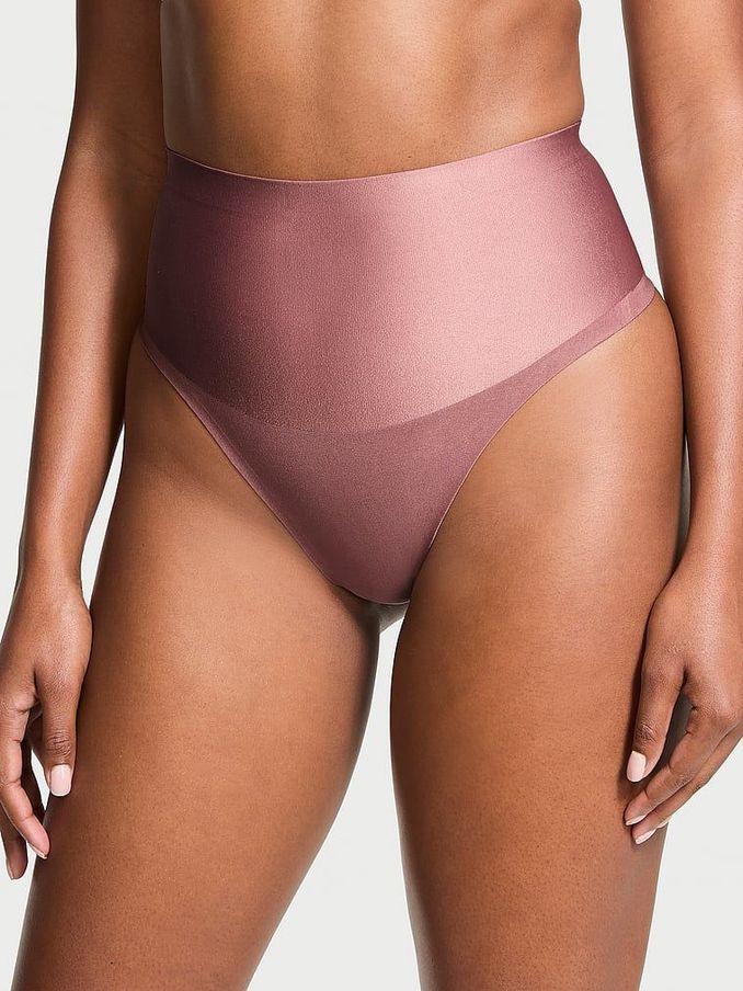 Vintage Rose Pink Thong Shaping Knickers (B40109) | €22.50