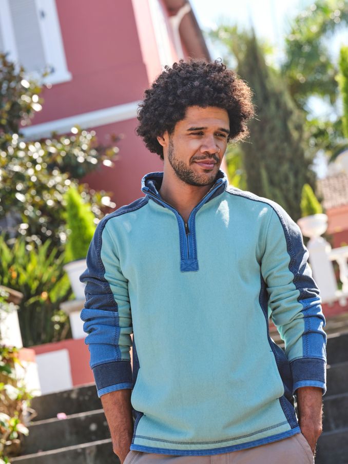 Airlie Blue Pocket Sweatshirt (B43292) | €50