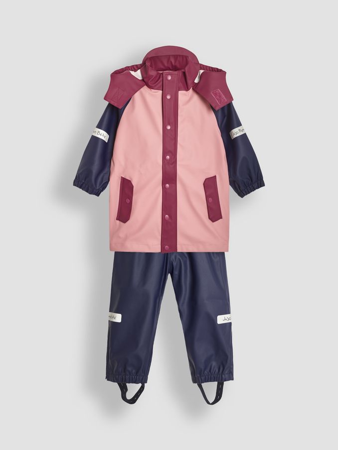 Pink 2 Piece Waterproof Trouser And Jacket Set (B43809) | $45 - $48