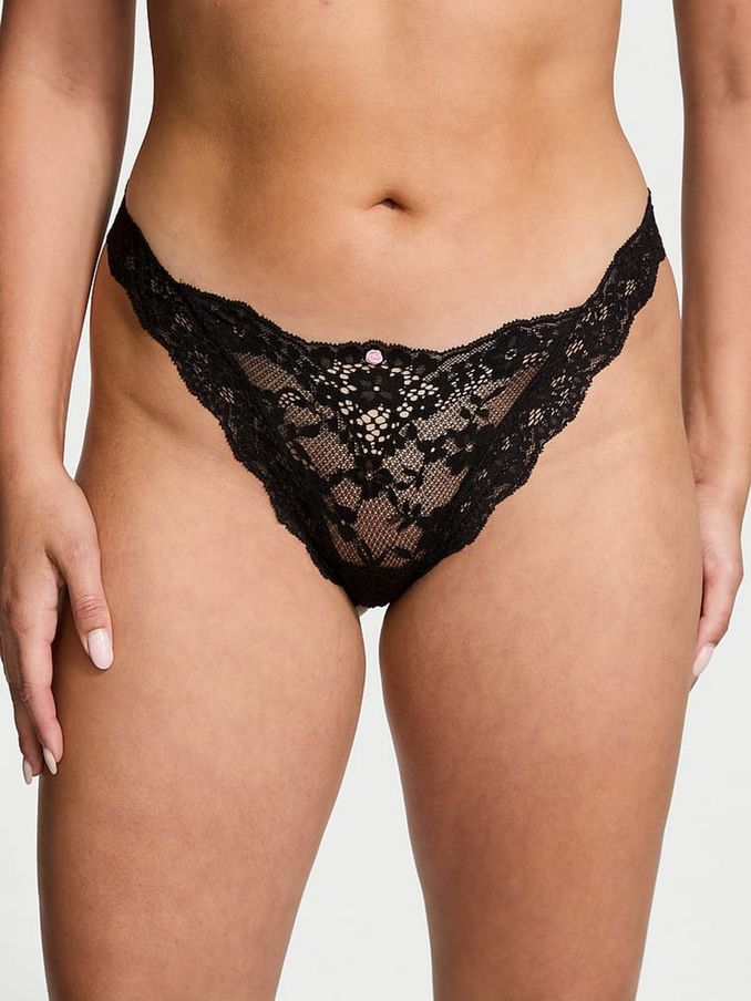 Black Brazilian Lace Knickers (B44966) | €15.50