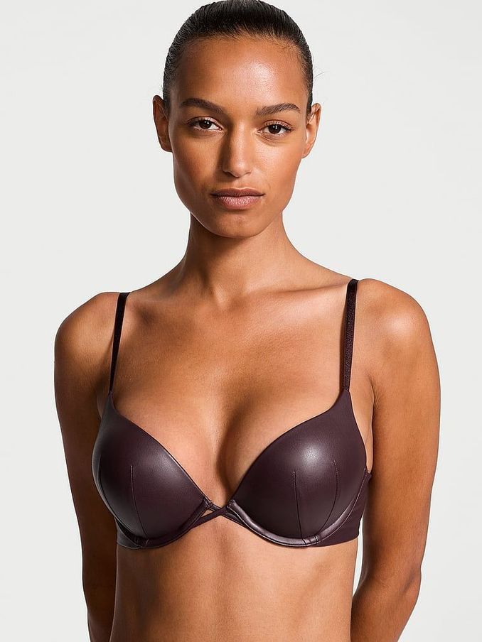 Burgundy Brown Add 2 Cups Bombshell Bra (B47210) | €22