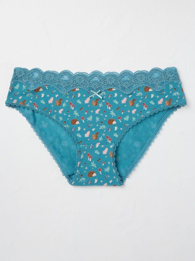 Green Woodland Hedgehog Mini Knickers (B49621) | €5