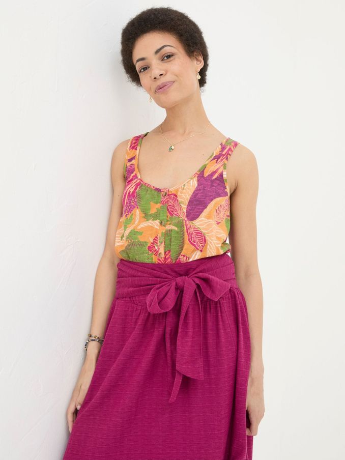 Flora Orange Tropical Vest (B53270) | €18