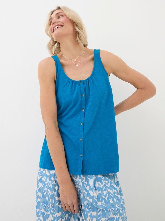 Flora Blue Vest (B53351) | €15
