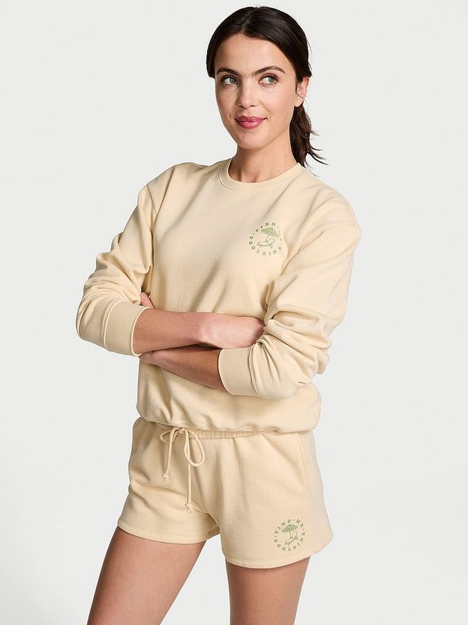 Canvas Beverly Hills Cream Fleece Sweatshirt (B53550) | €22