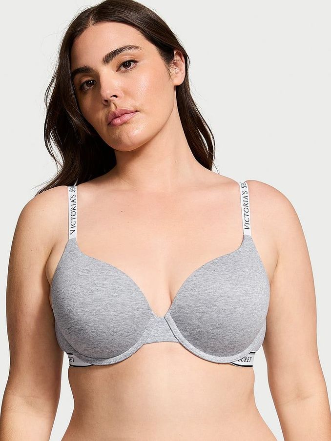 Medium Heather Grey Full Cup Push Up Bra (B53773) | €40