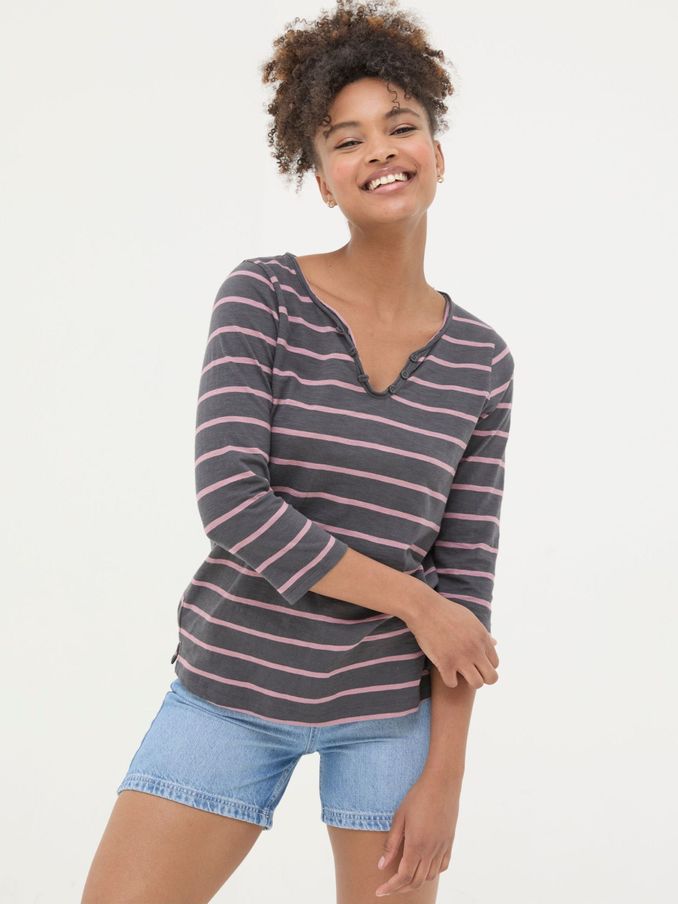 Porter Grey Stripe T-Shirt (B53846) | €23
