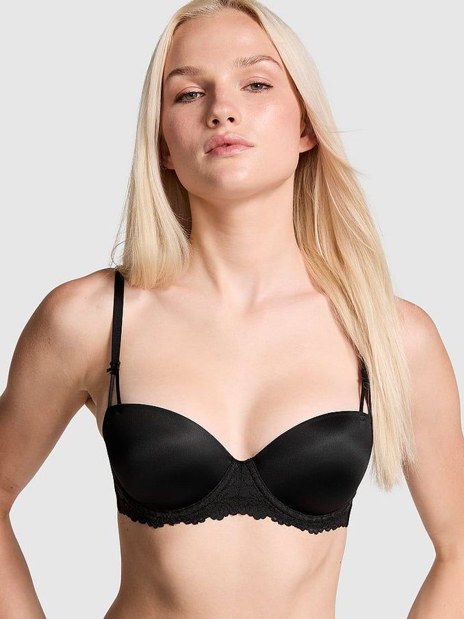 Black Balcony Push Up Bra (B54861) | €40