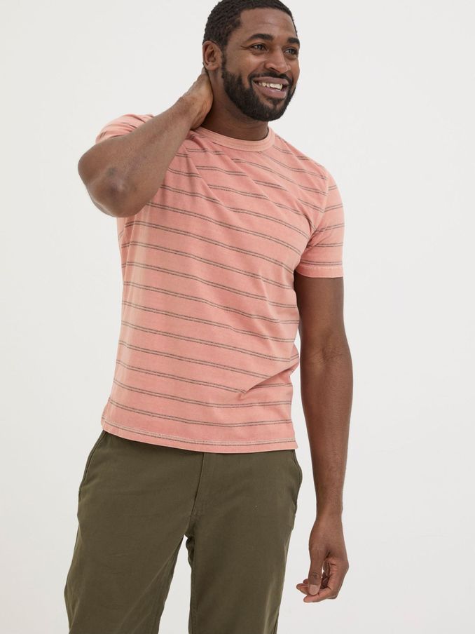 Ellesmere Orange Stripe T-Shirt (B61150) | €23