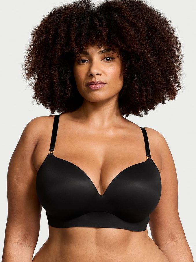 Black Non Wired Push Up Bra (B61861) | €45