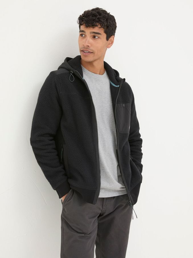 Black Dark Skies Dalton Fleece Hoodie (B62188) | €46