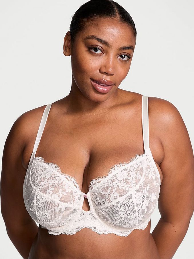 Coconut White Full Cup Support Lace Bra (B63692) | €56