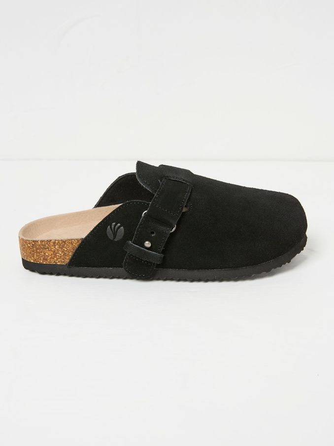 Elsie Black House Shoes (B74062) | $58