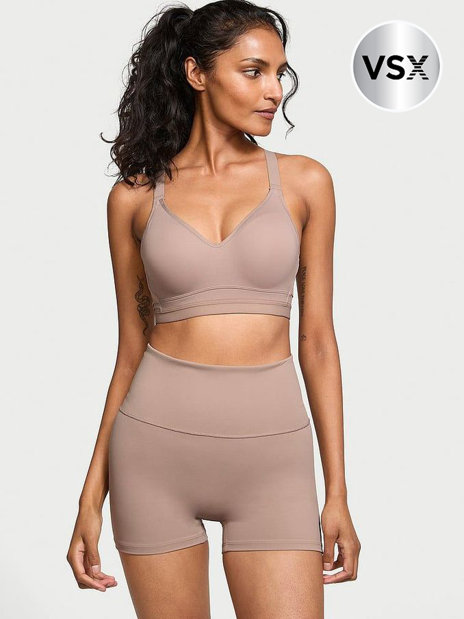 Candlelight Rose Nude Elevate™ High Rise Bike Shorts (B74191) | €45