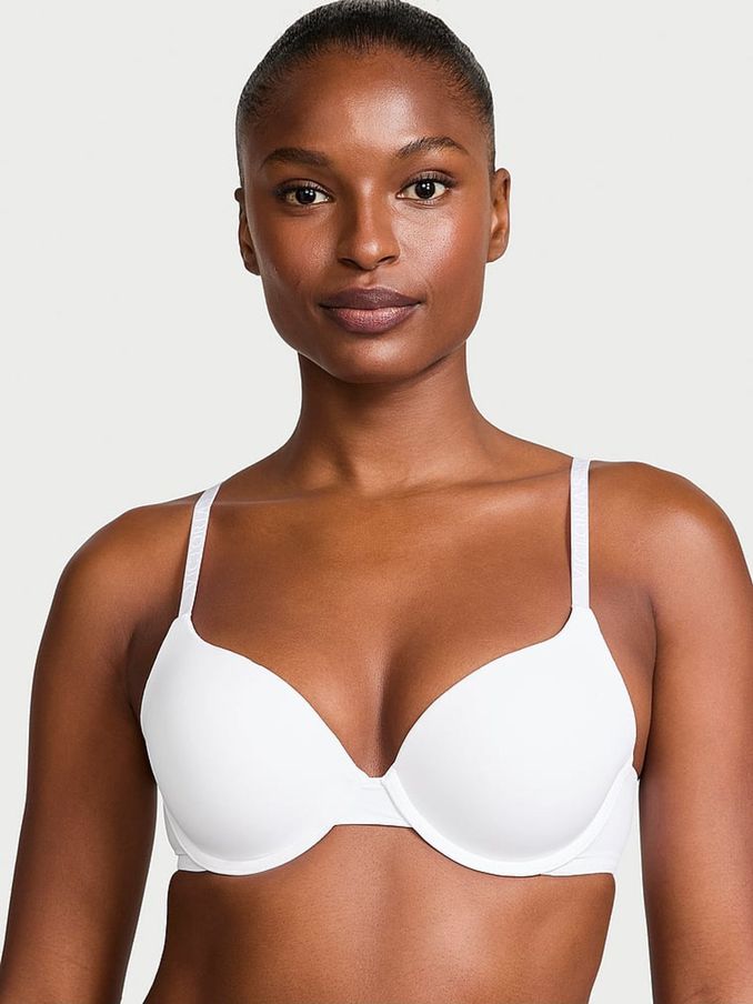 White Logo Strap Full Cup Push Up Bra (B76411) | €40