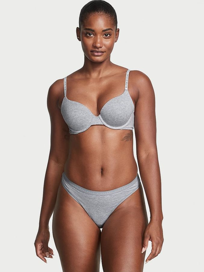 Medium Heather Grey Thong Knickers (B81643) | €10.50