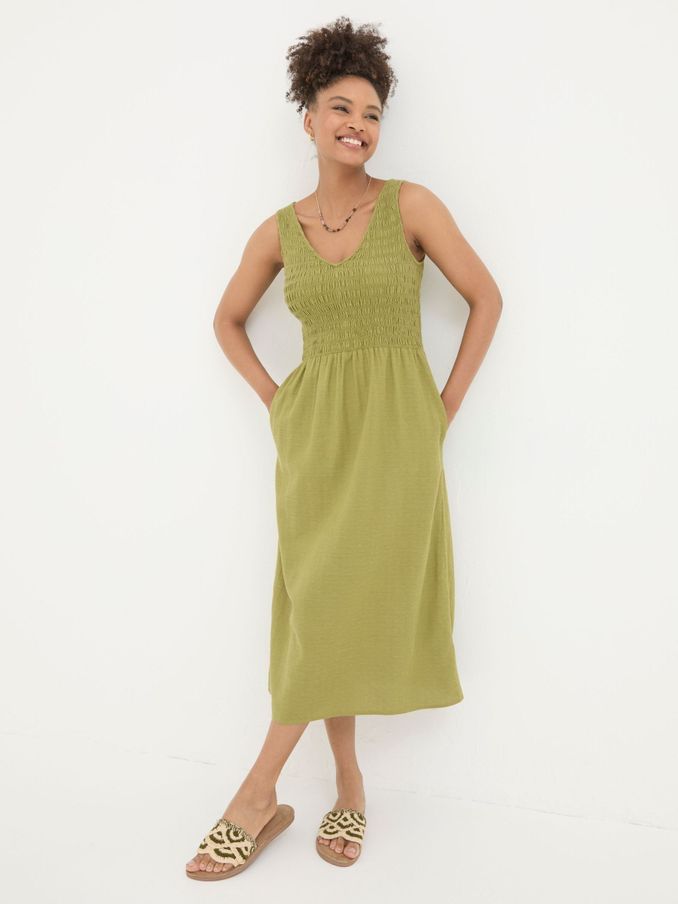 Aria Green Midi Dress (B82709) | €52