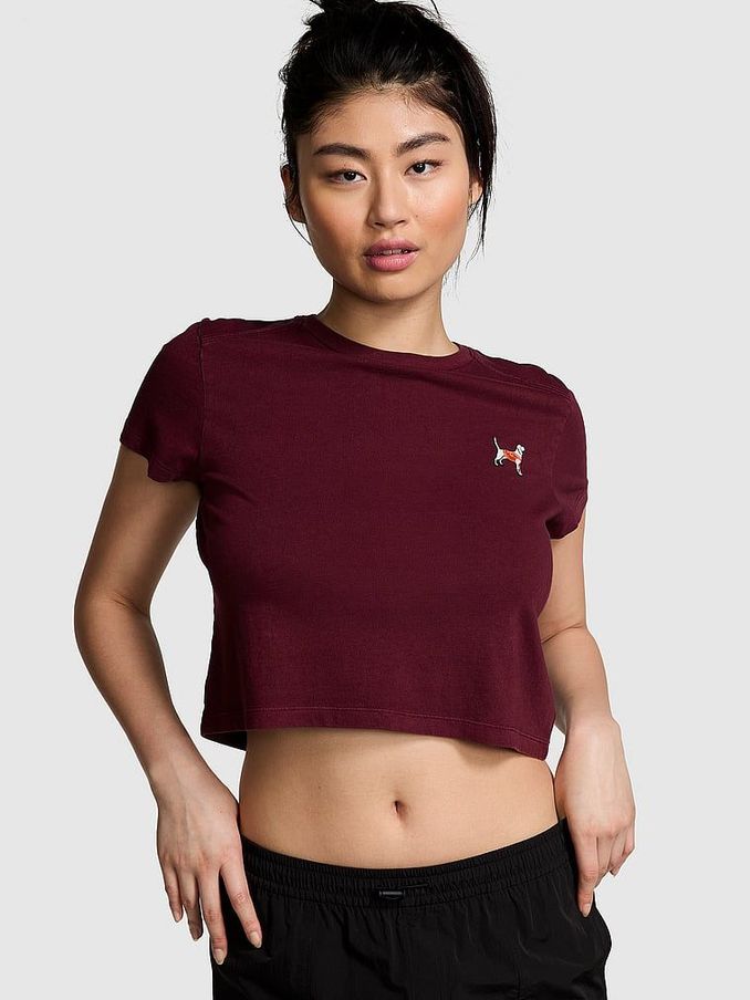 Purple Rose Crop Dreamer T-Shirt (B83703) | €29