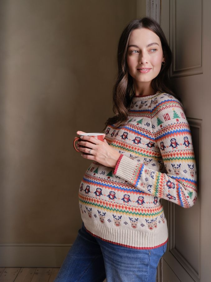 Ecru Christmas Jumper (B84410) | $27
