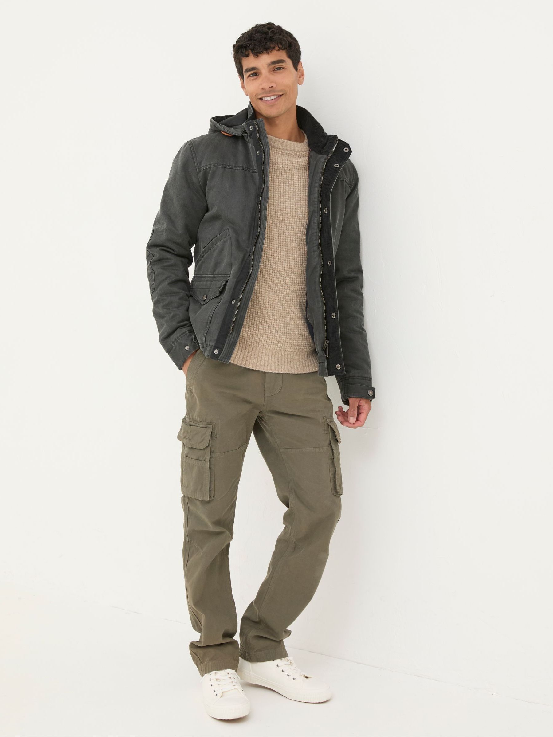 Hadley Dark Grey Hooded Jacket (B86991) | €157