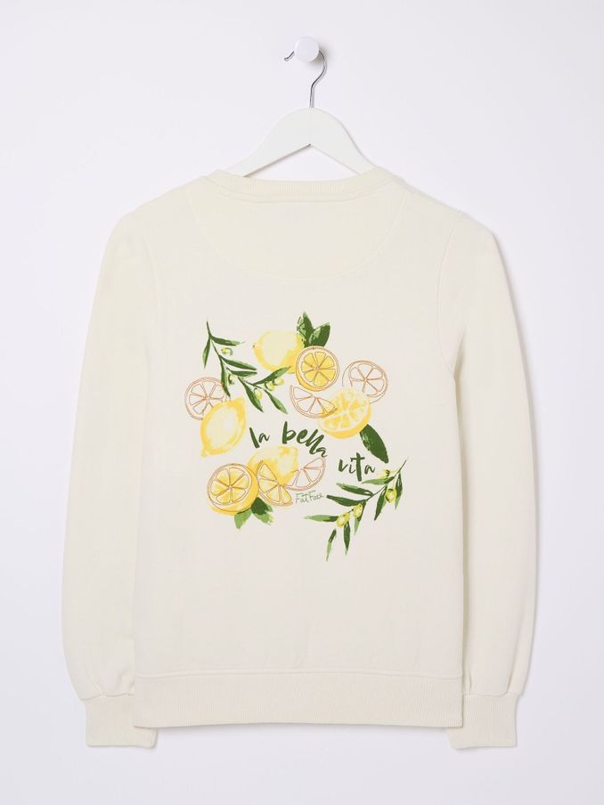 Eve Natural Lemons Crew Sweatshirt (B91474) | €31