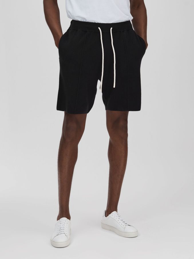 Paige Drawstring Sweat Shorts in Black (B91969) | €148