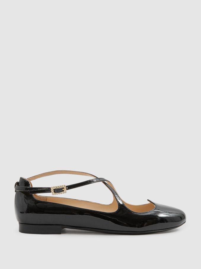 Camilla Elphick Lover Flats in Black (B92936) | US$223