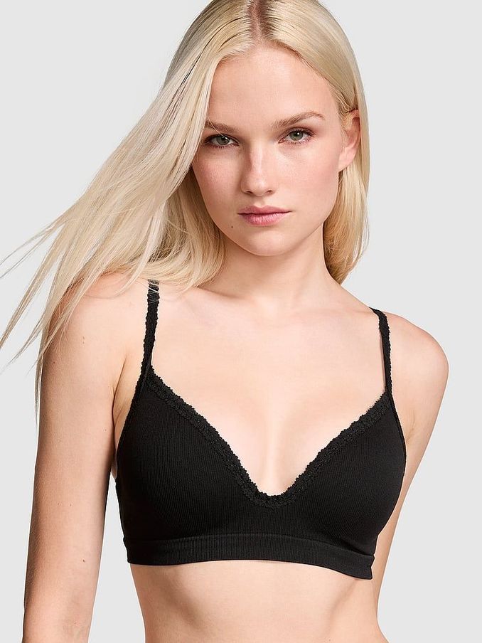 Black Seamless Bralette (B94876) | €33