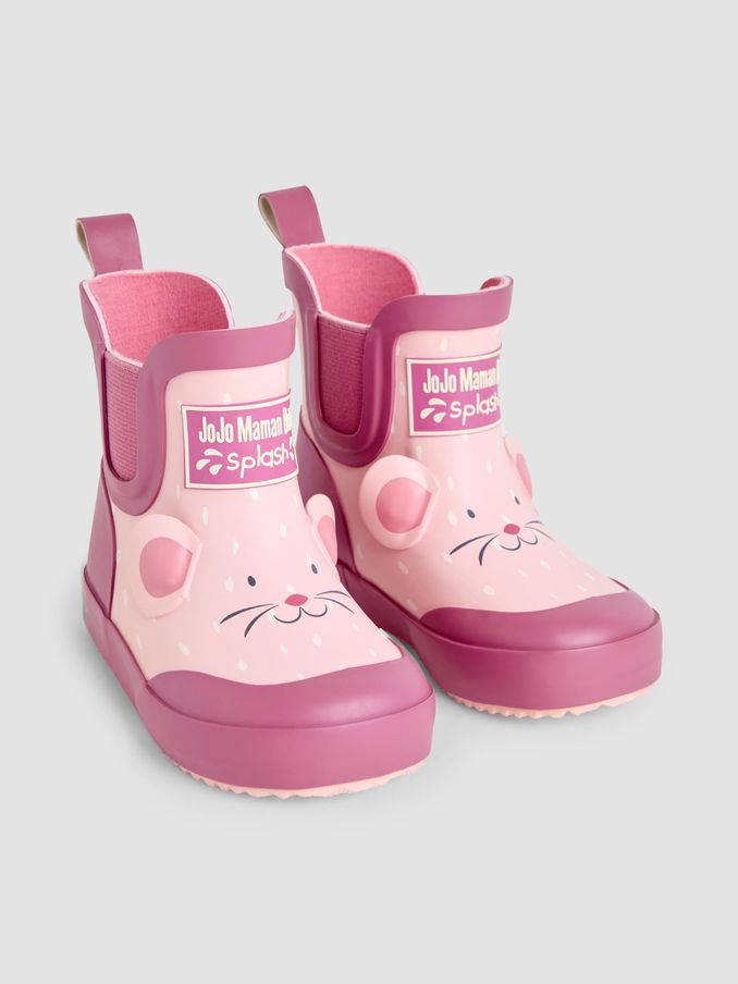 Pink Mouse Character Ankle Wellies (B97508) | $37 - $40
