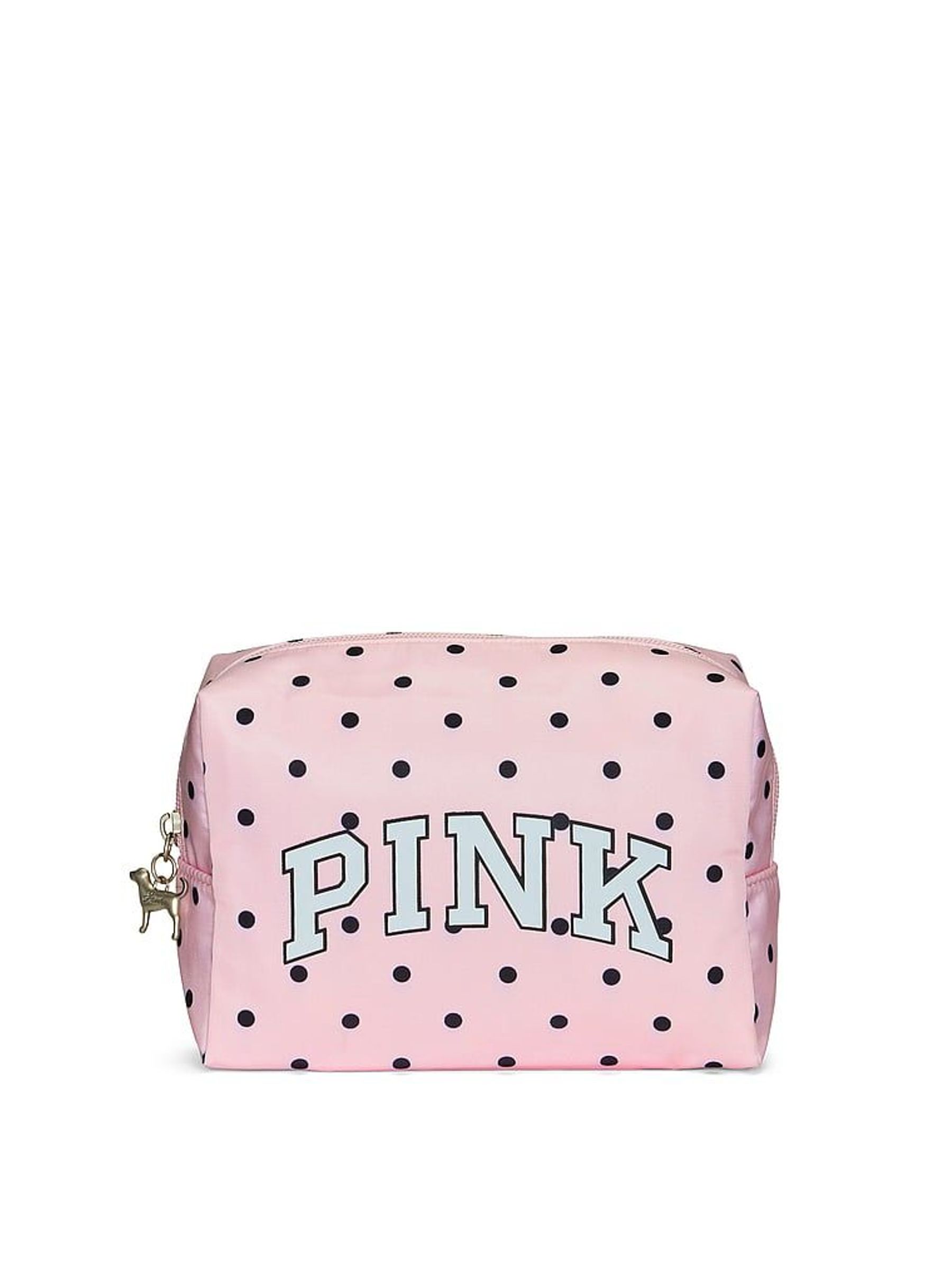 Pink Polka Dot Print - Makeup Bag