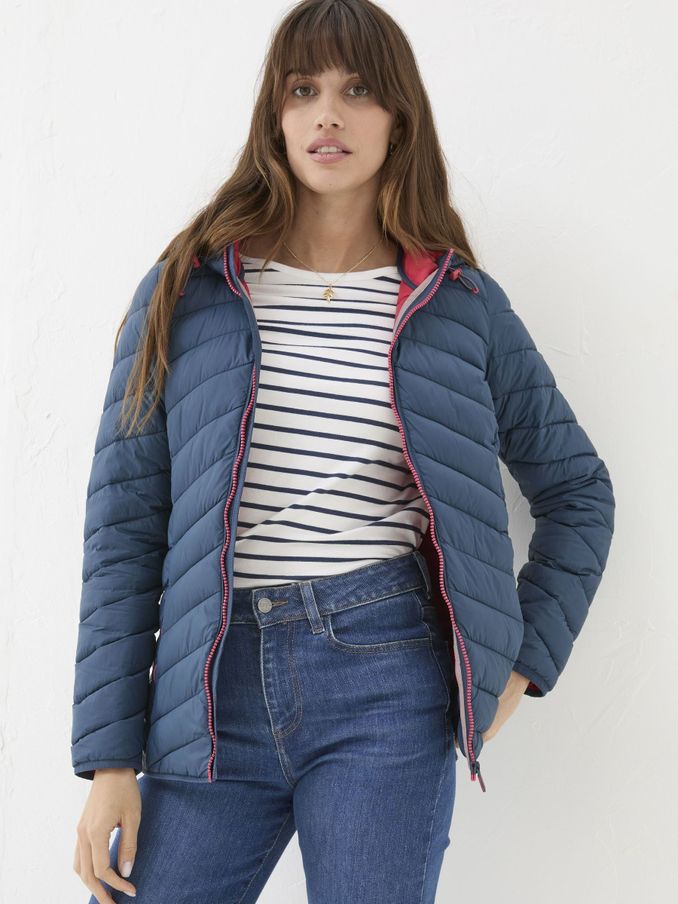 Ruby Teal Blue Lightweight Puffer Jacket (B98947) | €59