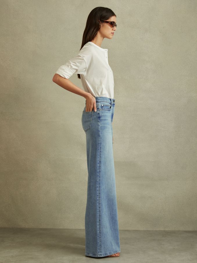 Petite Palazzo Jeans in Light Blue (B98981) | €95