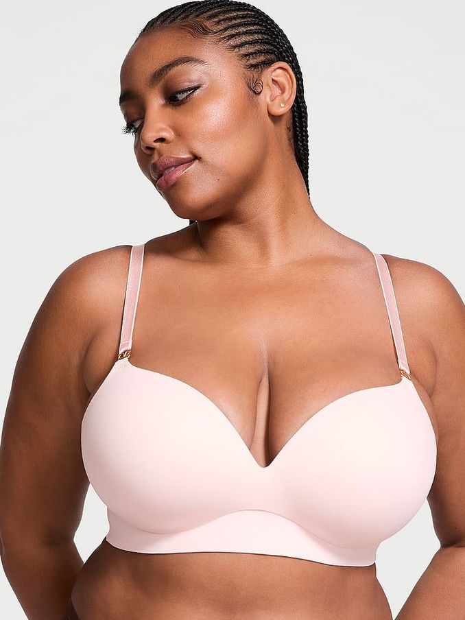 Purest Pink Non Wired Push Up Bra (B99736) | €45