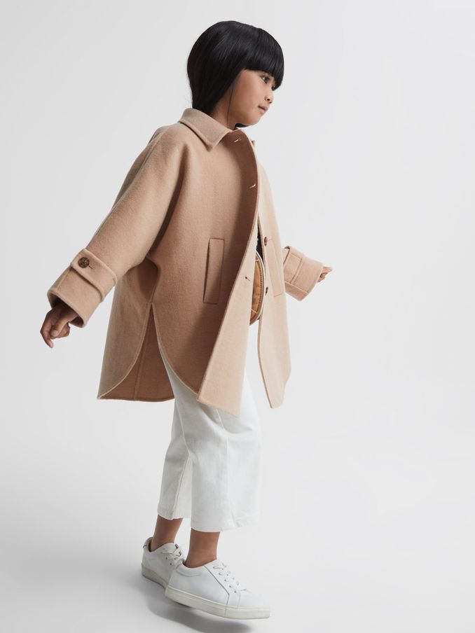 Senior Wool Cape in Camel (C23819) | €79