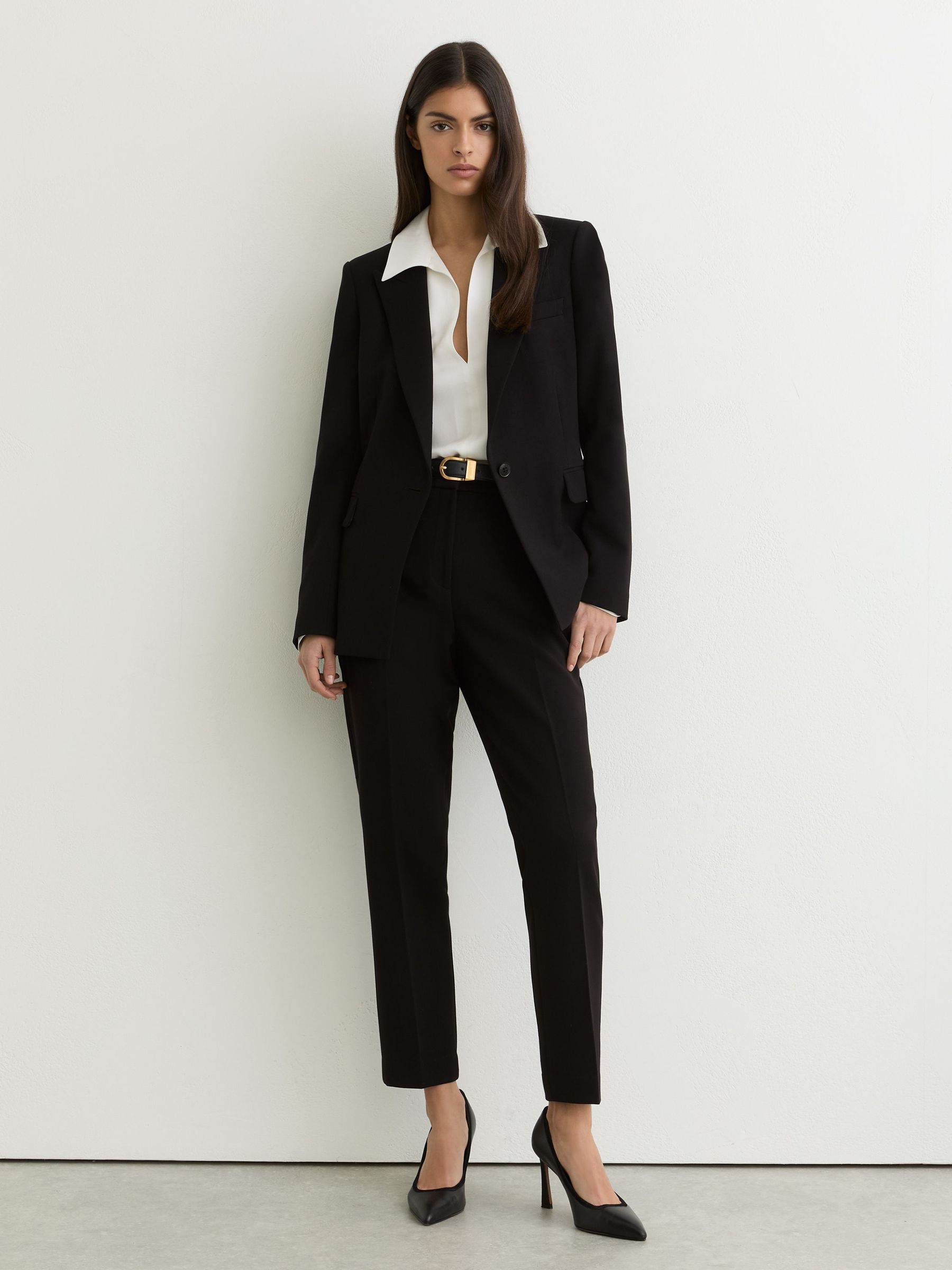 Black - Slim-fit Suit Trousers